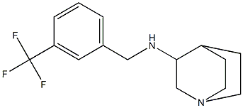 N-{[3-(trifluoromethyl)phenyl]methyl}-1-azabicyclo[2.2.2]octan-3-amine Structure