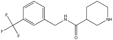 N-{[3-(trifluoromethyl)phenyl]methyl}piperidine-3-carboxamide 구조식 이미지