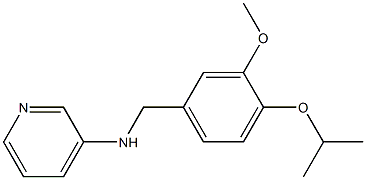 N-{[3-methoxy-4-(propan-2-yloxy)phenyl]methyl}pyridin-3-amine Structure