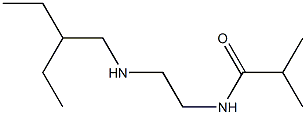 N-{2-[(2-ethylbutyl)amino]ethyl}-2-methylpropanamide 구조식 이미지