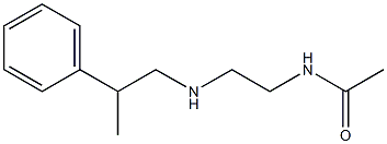 N-{2-[(2-phenylpropyl)amino]ethyl}acetamide 구조식 이미지