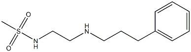 N-{2-[(3-phenylpropyl)amino]ethyl}methanesulfonamide Structure