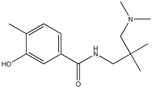 N-{2-[(dimethylamino)methyl]-2-methylpropyl}-3-hydroxy-4-methylbenzamide Structure