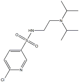 N-{2-[bis(propan-2-yl)amino]ethyl}-6-chloropyridine-3-sulfonamide Structure