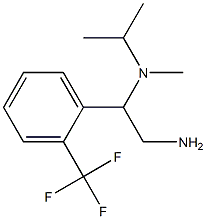 N-{2-amino-1-[2-(trifluoromethyl)phenyl]ethyl}-N-isopropyl-N-methylamine 구조식 이미지