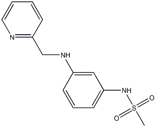 N-{3-[(pyridin-2-ylmethyl)amino]phenyl}methanesulfonamide Structure