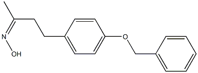 N-{4-[4-(benzyloxy)phenyl]butan-2-ylidene}hydroxylamine 구조식 이미지