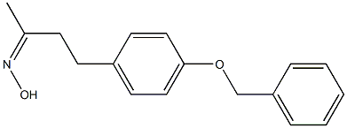 N-{4-[4-(benzyloxy)phenyl]butan-2-ylidene}hydroxylamine Structure