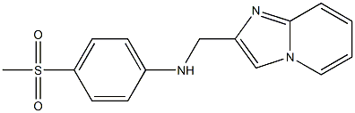 N-{imidazo[1,2-a]pyridin-2-ylmethyl}-4-methanesulfonylaniline 구조식 이미지