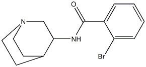 N-1-azabicyclo[2.2.2]oct-3-yl-2-bromobenzamide Structure