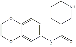 N-2,3-dihydro-1,4-benzodioxin-6-ylpiperidine-3-carboxamide 구조식 이미지