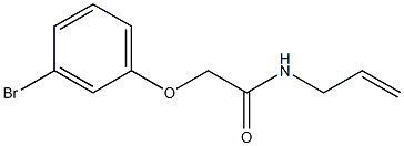 N-allyl-2-(3-bromophenoxy)acetamide Structure