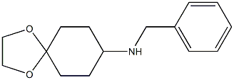 N-benzyl-1,4-dioxaspiro[4.5]decan-8-amine Structure