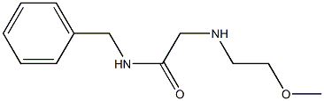 N-benzyl-2-[(2-methoxyethyl)amino]acetamide 구조식 이미지