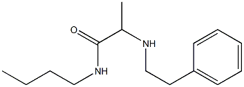 N-butyl-2-[(2-phenylethyl)amino]propanamide 구조식 이미지