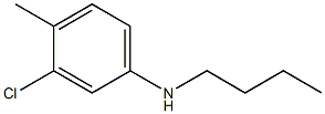 N-butyl-3-chloro-4-methylaniline 구조식 이미지