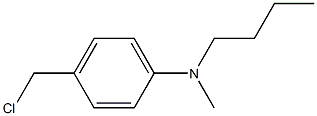 N-butyl-4-(chloromethyl)-N-methylaniline Structure