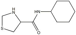N-cyclohexyl-1,3-thiazolidine-4-carboxamide Structure