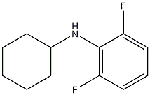 N-cyclohexyl-2,6-difluoroaniline 구조식 이미지