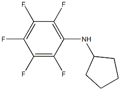 N-cyclopentyl-2,3,4,5,6-pentafluoroaniline Structure