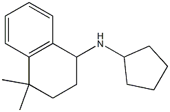 N-cyclopentyl-4,4-dimethyl-1,2,3,4-tetrahydronaphthalen-1-amine Structure