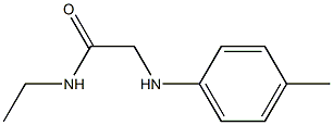 N-ethyl-2-[(4-methylphenyl)amino]acetamide Structure