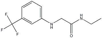 N-ethyl-2-{[3-(trifluoromethyl)phenyl]amino}acetamide 구조식 이미지