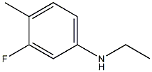 N-ethyl-3-fluoro-4-methylaniline 구조식 이미지