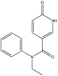 N-ethyl-6-oxo-N-phenyl-1,6-dihydropyridine-3-carboxamide Structure