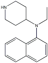 N-ethyl-N-(naphthalen-1-yl)piperidin-4-amine 구조식 이미지