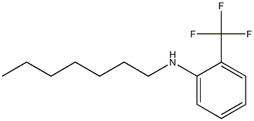 N-heptyl-2-(trifluoromethyl)aniline 구조식 이미지