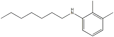 N-heptyl-2,3-dimethylaniline 구조식 이미지