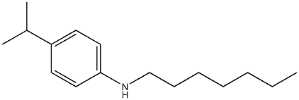 N-heptyl-4-(propan-2-yl)aniline Structure