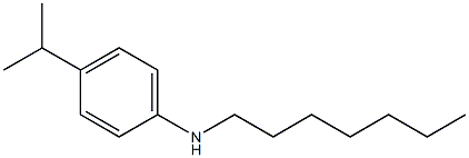 N-heptyl-4-(propan-2-yl)aniline 구조식 이미지