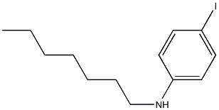 N-heptyl-4-iodoaniline Structure