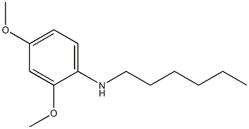 N-hexyl-2,4-dimethoxyaniline Structure