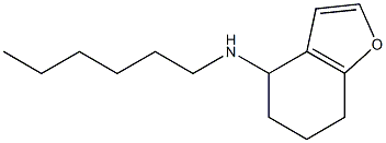 N-hexyl-4,5,6,7-tetrahydro-1-benzofuran-4-amine 구조식 이미지