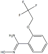 N'-hydroxy-2-(2,2,2-trifluoroethoxy)benzenecarboximidamide Structure