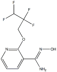 N'-hydroxy-2-(2,2,3,3-tetrafluoropropoxy)pyridine-3-carboximidamide 구조식 이미지