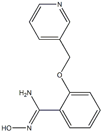 N'-hydroxy-2-(pyridin-3-ylmethoxy)benzenecarboximidamide Structure
