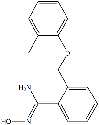 N'-hydroxy-2-[(2-methylphenoxy)methyl]benzenecarboximidamide 구조식 이미지