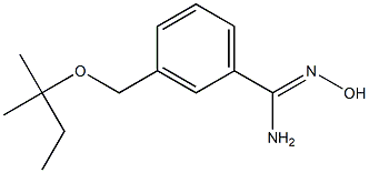 N'-hydroxy-3-{[(2-methylbutan-2-yl)oxy]methyl}benzene-1-carboximidamide Structure