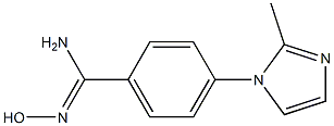 N'-hydroxy-4-(2-methyl-1H-imidazol-1-yl)benzene-1-carboximidamide 구조식 이미지