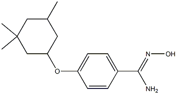 N'-hydroxy-4-[(3,3,5-trimethylcyclohexyl)oxy]benzene-1-carboximidamide Structure