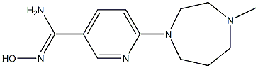N'-hydroxy-6-(4-methyl-1,4-diazepan-1-yl)pyridine-3-carboximidamide Structure