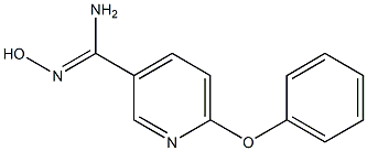 N'-hydroxy-6-phenoxypyridine-3-carboximidamide 구조식 이미지