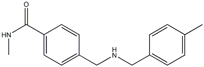 N-methyl-4-({[(4-methylphenyl)methyl]amino}methyl)benzamide Structure