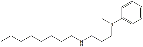 N-methyl-N-[3-(octylamino)propyl]aniline 구조식 이미지