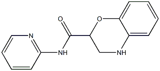 N-pyridin-2-yl-3,4-dihydro-2H-1,4-benzoxazine-2-carboxamide Structure