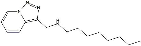 octyl({[1,2,4]triazolo[3,4-a]pyridin-3-ylmethyl})amine Structure